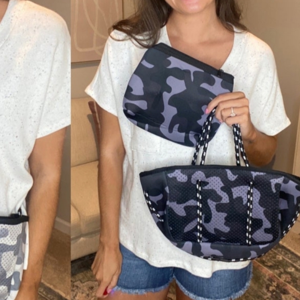 Camo Neoprene Crossbody bag